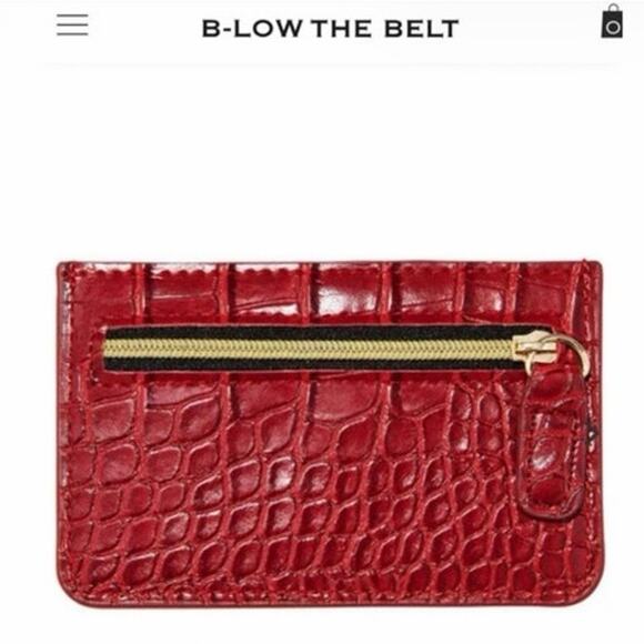 FABITFUN X B-LOW THE BELT CROC CARD CASE NEW - Picture 2 of 5